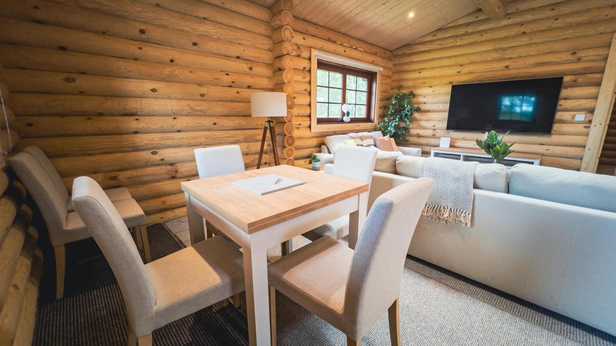 Aspen Lodge, Amazing New Log Cabin With Hot Tub - Sleeps 6 - Felmoor Park Морпет Стая снимка
